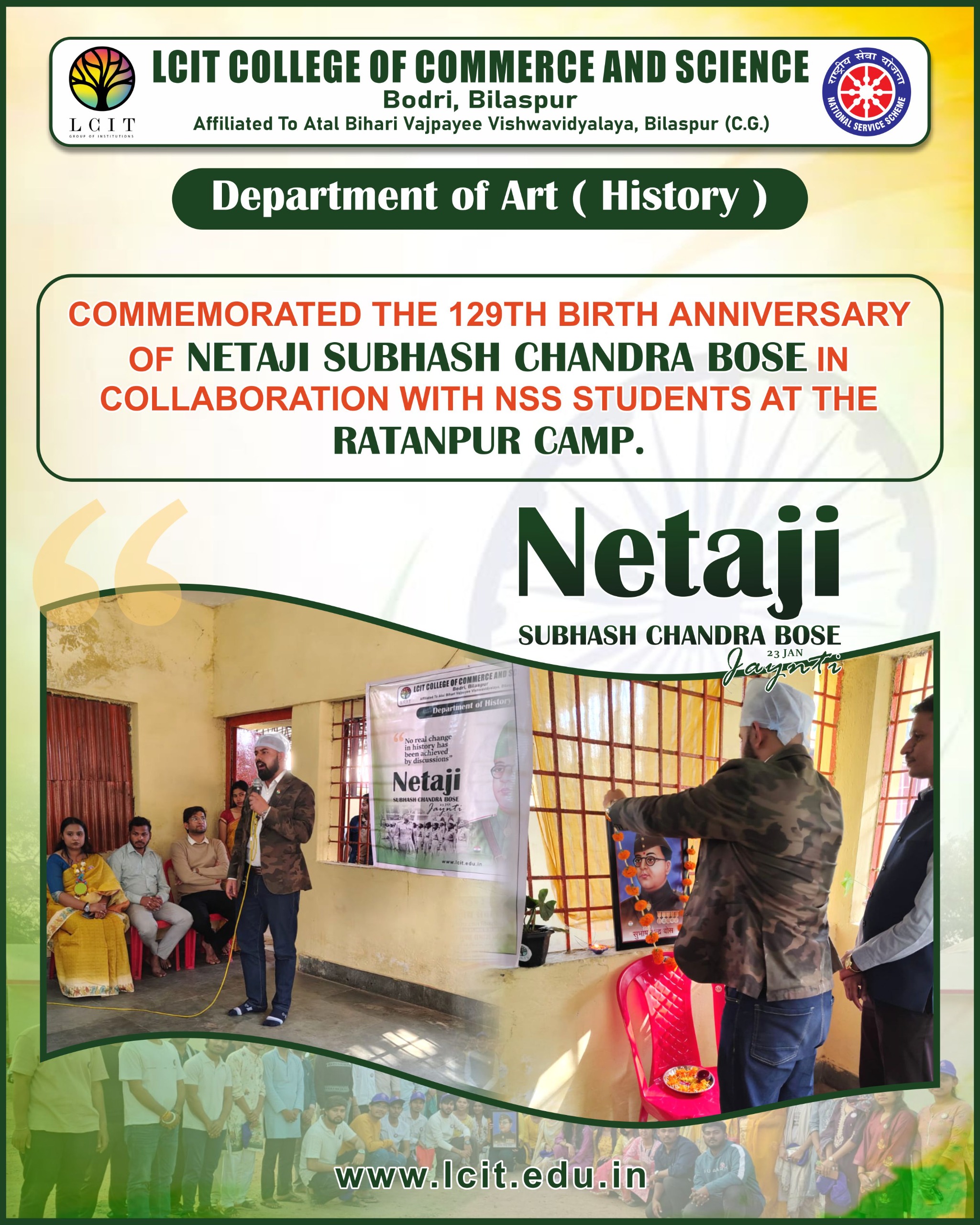 Netaji SC Bose Birth Anniversary