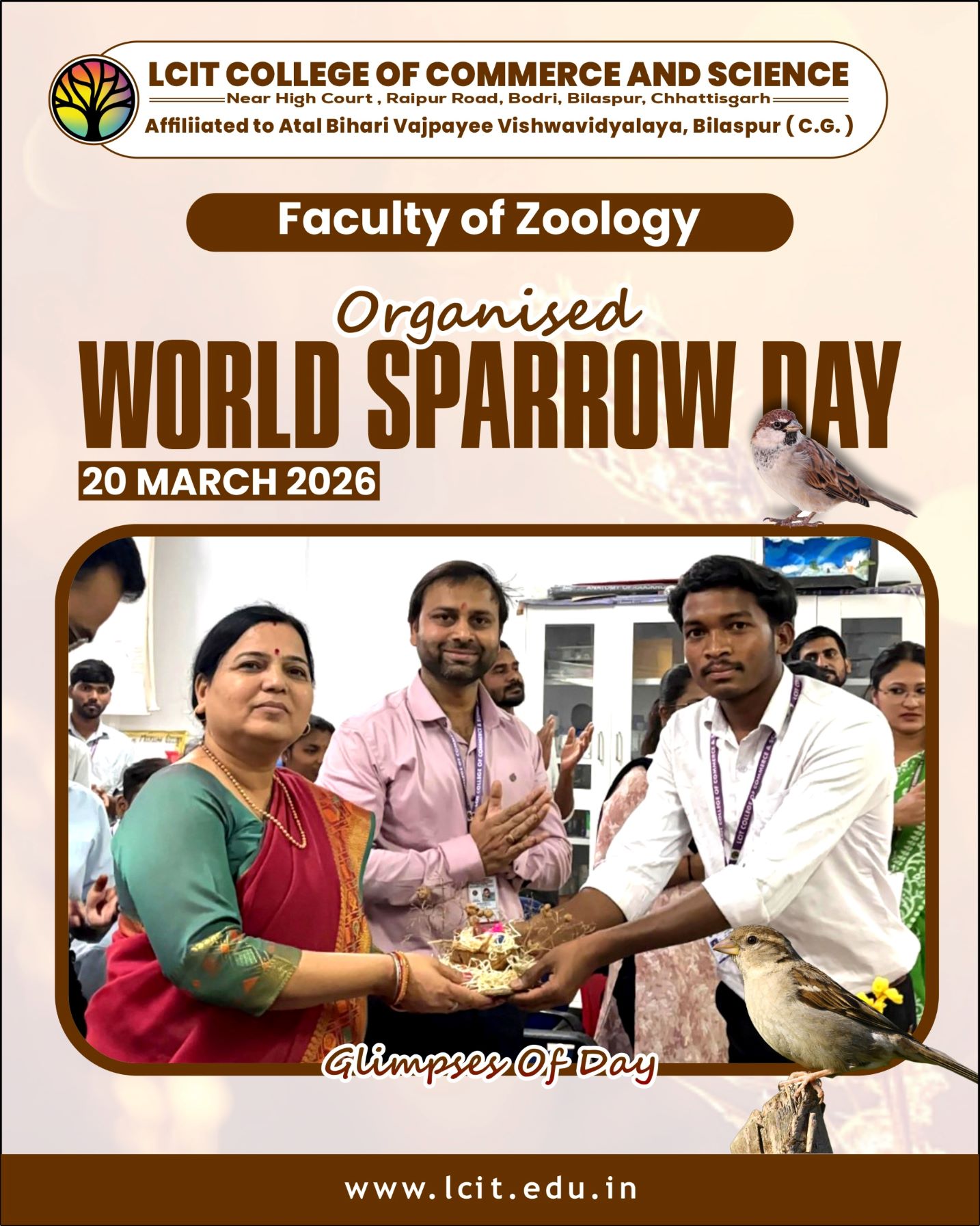 World Sparrow Day 20-03-2026