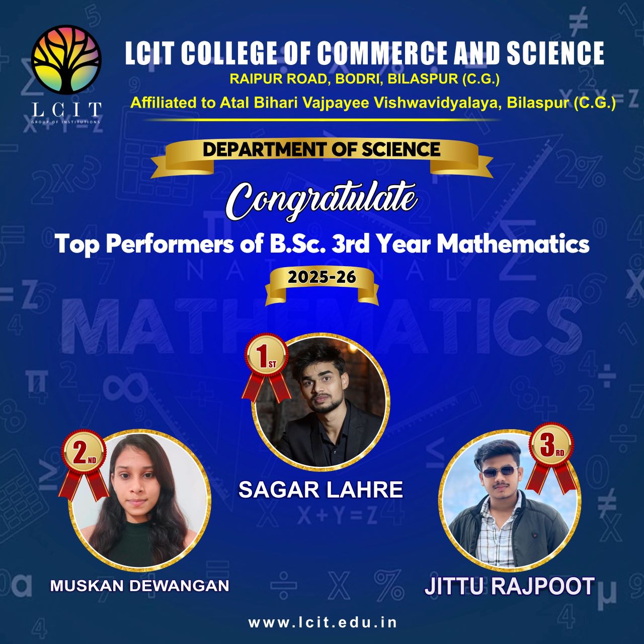 BSC  Maths III Year 2025-2026