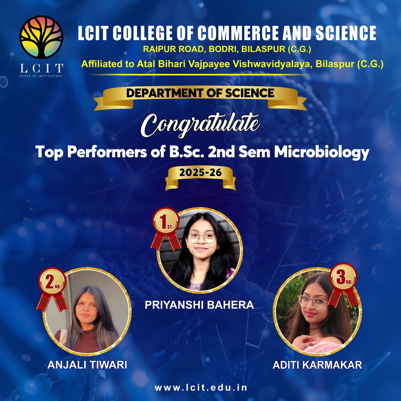 BSC  MicroBiology II Sem 2025-2026